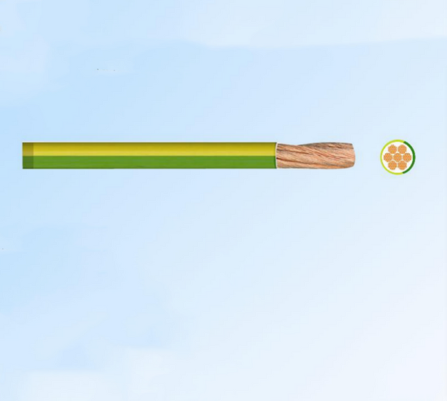 带有铜导体和PVC绝缘材料的柔性RV H07V-K功率线，可增强活动能力