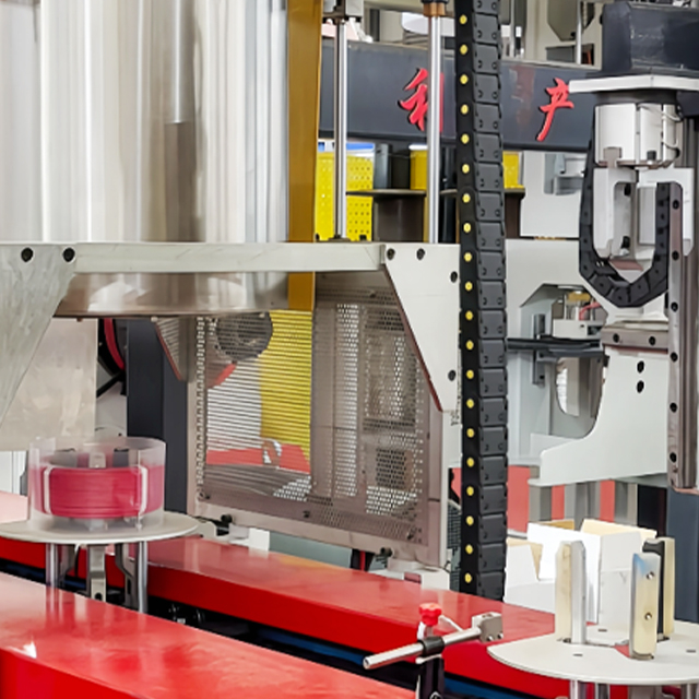 自动盘绕/腰带/收缩/机器人堆叠线CLS-5000，高速包装，合金钢框架，IOT启用