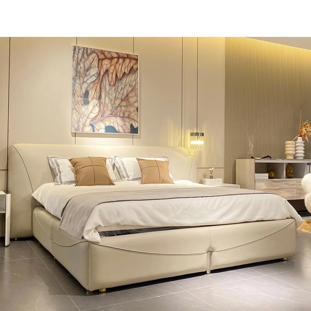 现代简单的豪华家庭/酒店特大尺寸的零售/面料床
