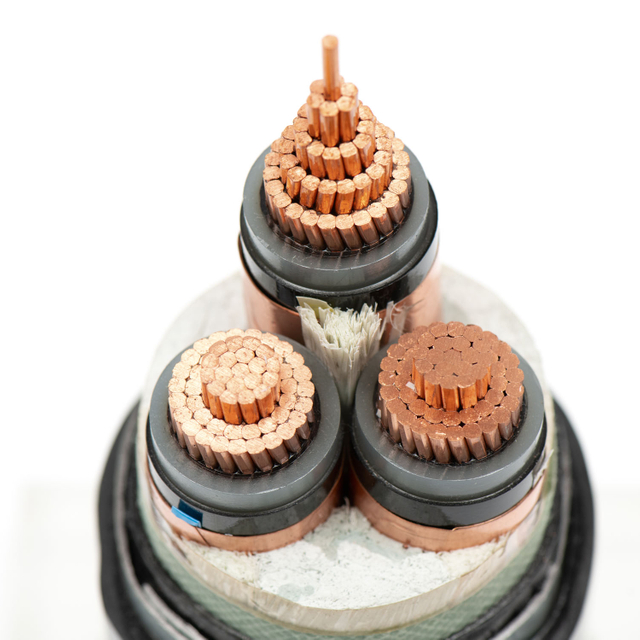 高级中型电压XLPE绝缘电源线，带有PVC护套，3.6-6kV和26-35kV等级